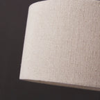 Modern Geometric Fabric Table Lamp Plug in Electric for Bedroom