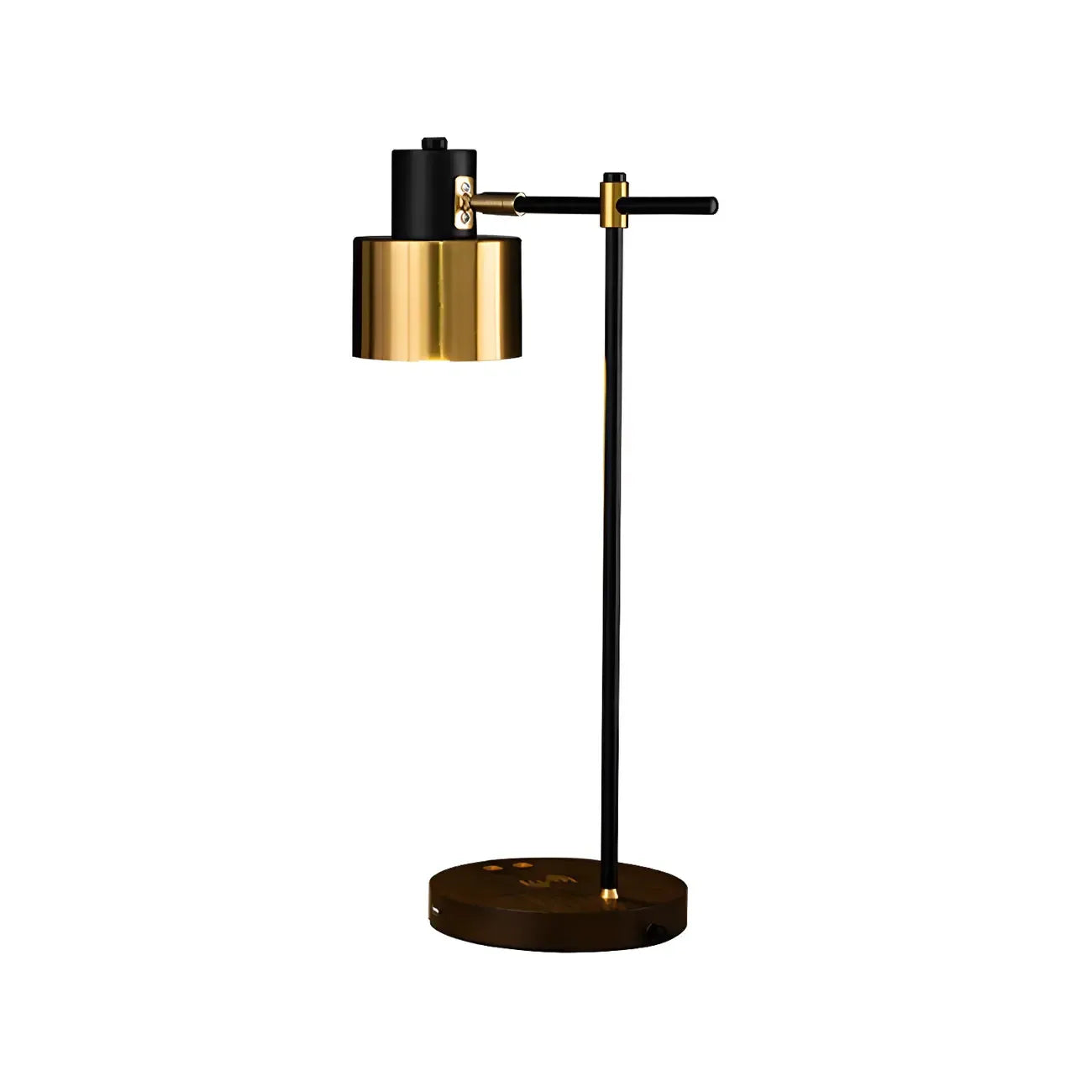 Contemporary Black Metal Eye Caring Table Lamp