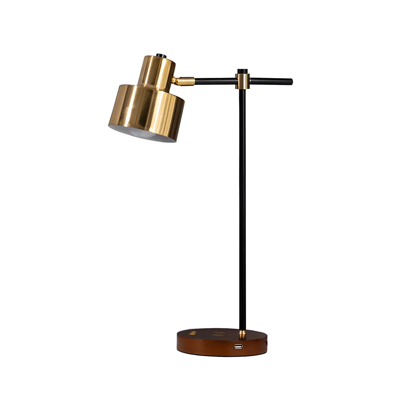 Contemporary Black Metal Eye Caring Table Lamp