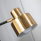 Contemporary Black Metal Eye Caring Table Lamp