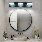 Creative Acrylic Cube 3 Head Wall Lamp for Bathroom Mirror