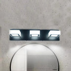 Creative Acrylic Cube 3 Head Wall Lamp for Bathroom Mirror