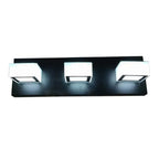 Creative Acrylic Cube 3 Head Wall Lamp for Bathroom Mirror