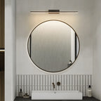 Nordic Black Sleek Linear LED Wall Lamp with Adjustable Arm