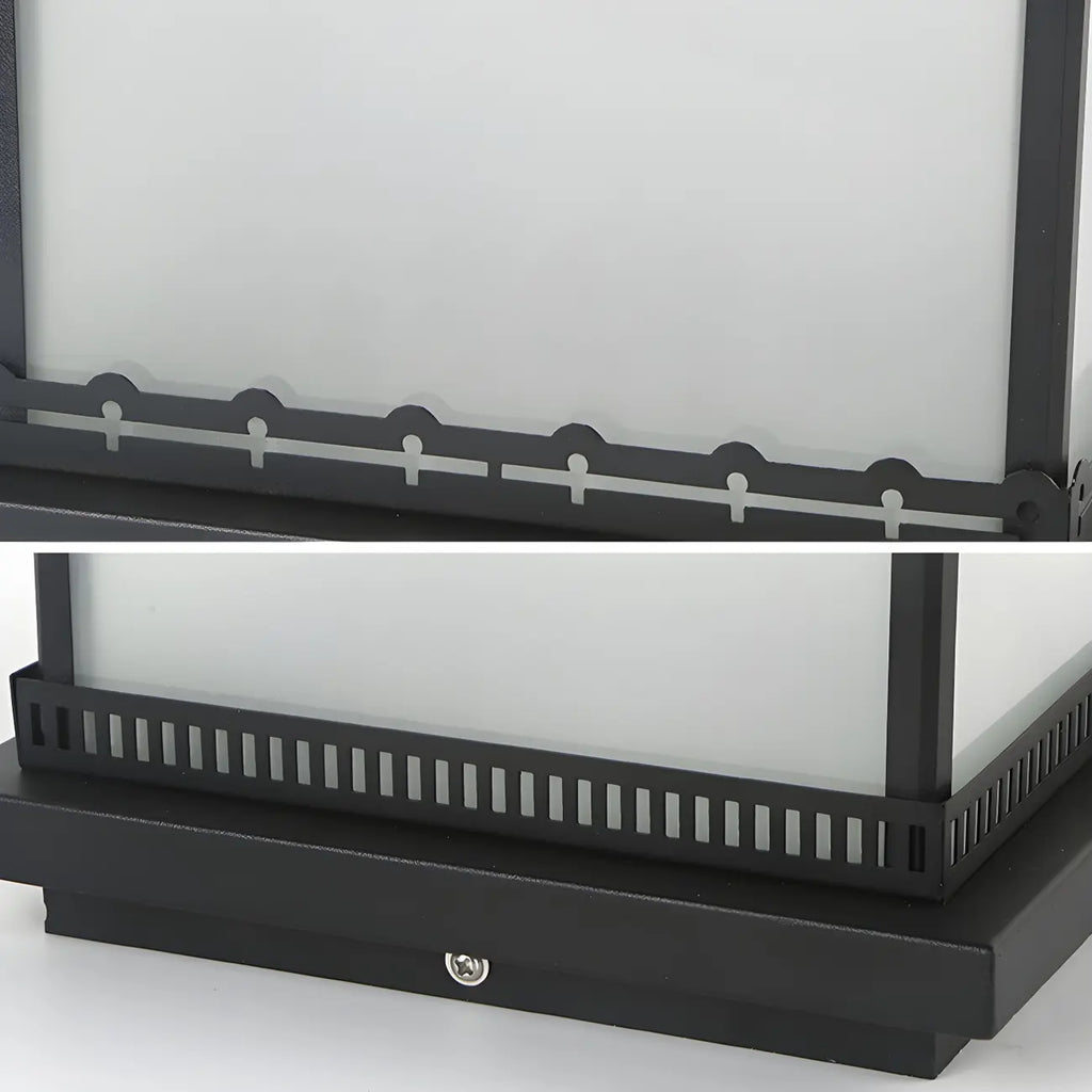 Modern Cube LED Table Lamp with Matte Finish for Outdoors