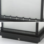 Modern Cube LED Table Lamp with Matte Finish for Outdoors