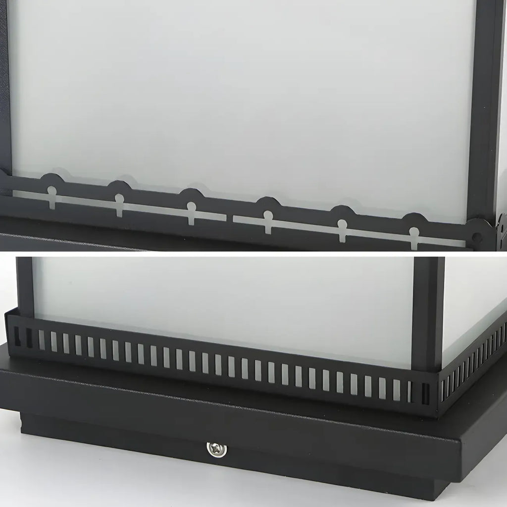 Modern Cube LED Table Lamp with Matte Finish for Outdoors
