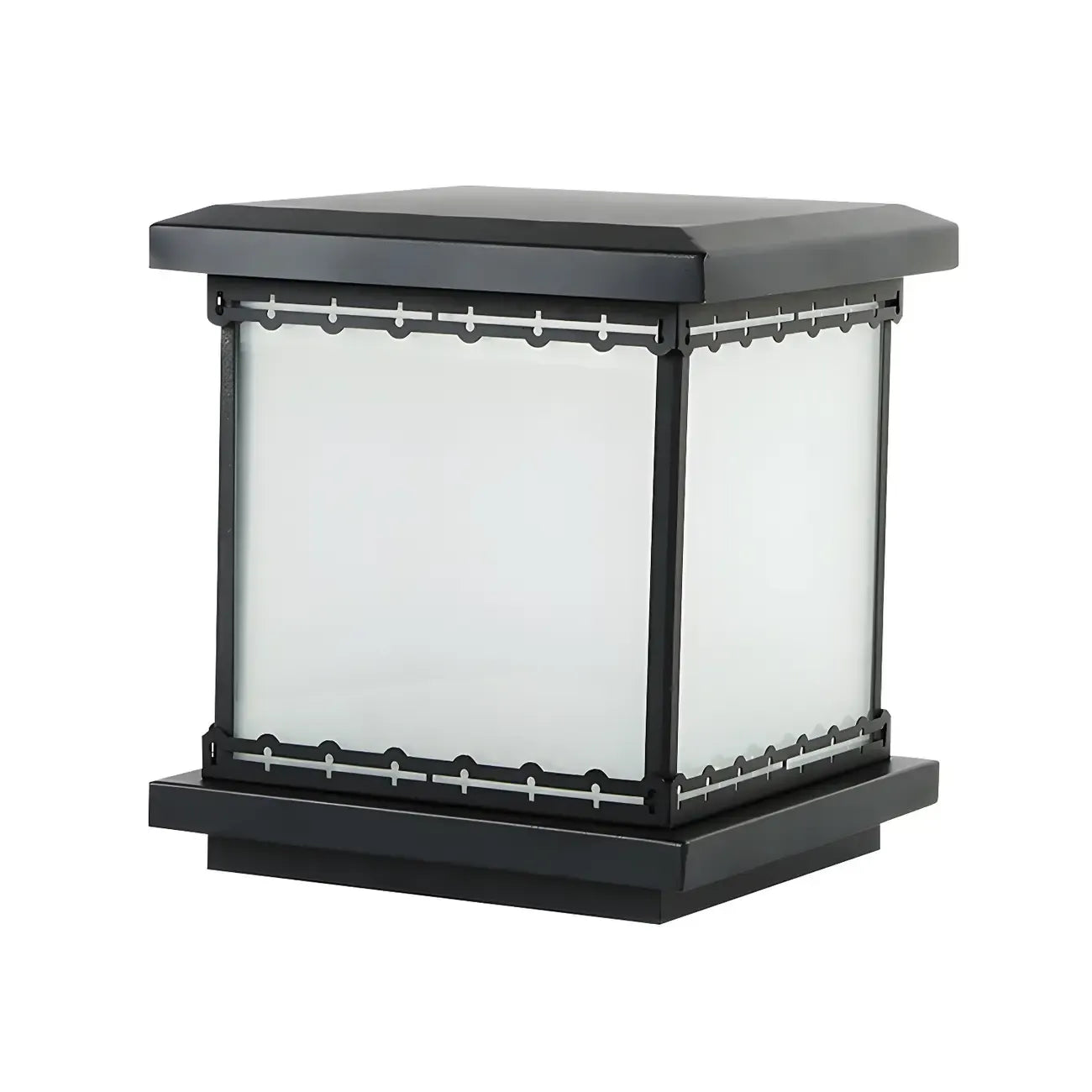 Modern Cube LED Table Lamp with Matte Finish for Outdoors