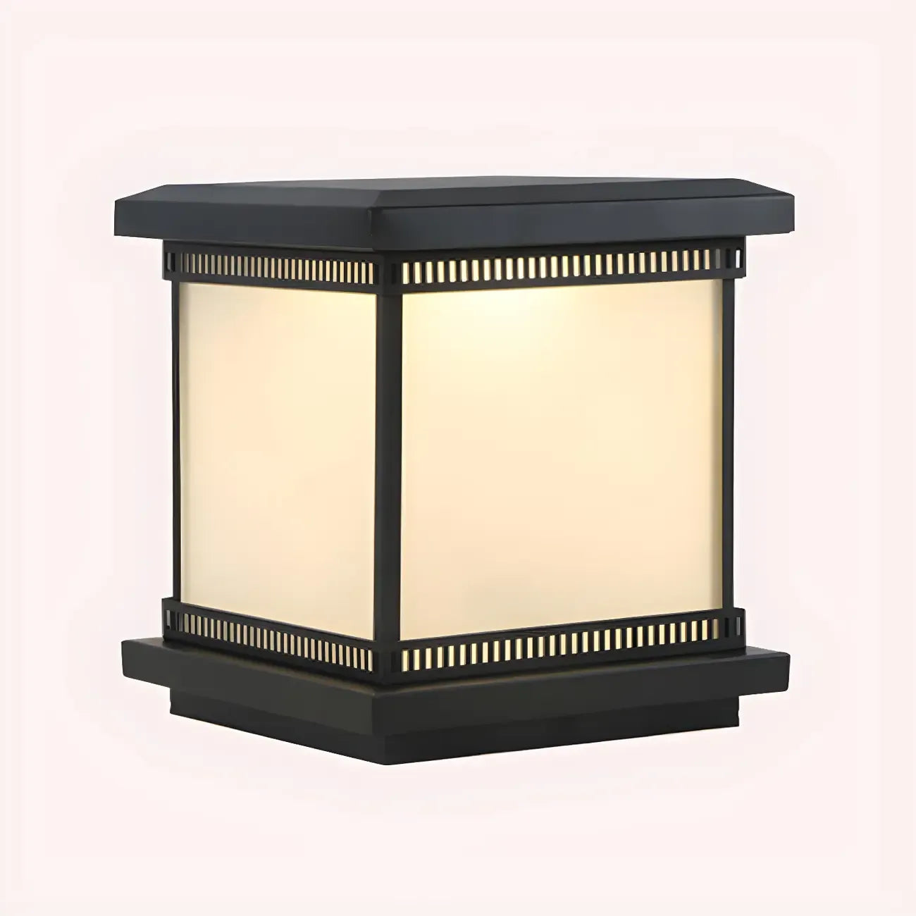 Modern Cube LED Table Lamp with Matte Finish for Outdoors