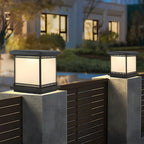 Modern Cube LED Table Lamp with Matte Finish for Outdoors