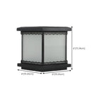 Modern Cube LED Table Lamp with Matte Finish for Outdoors