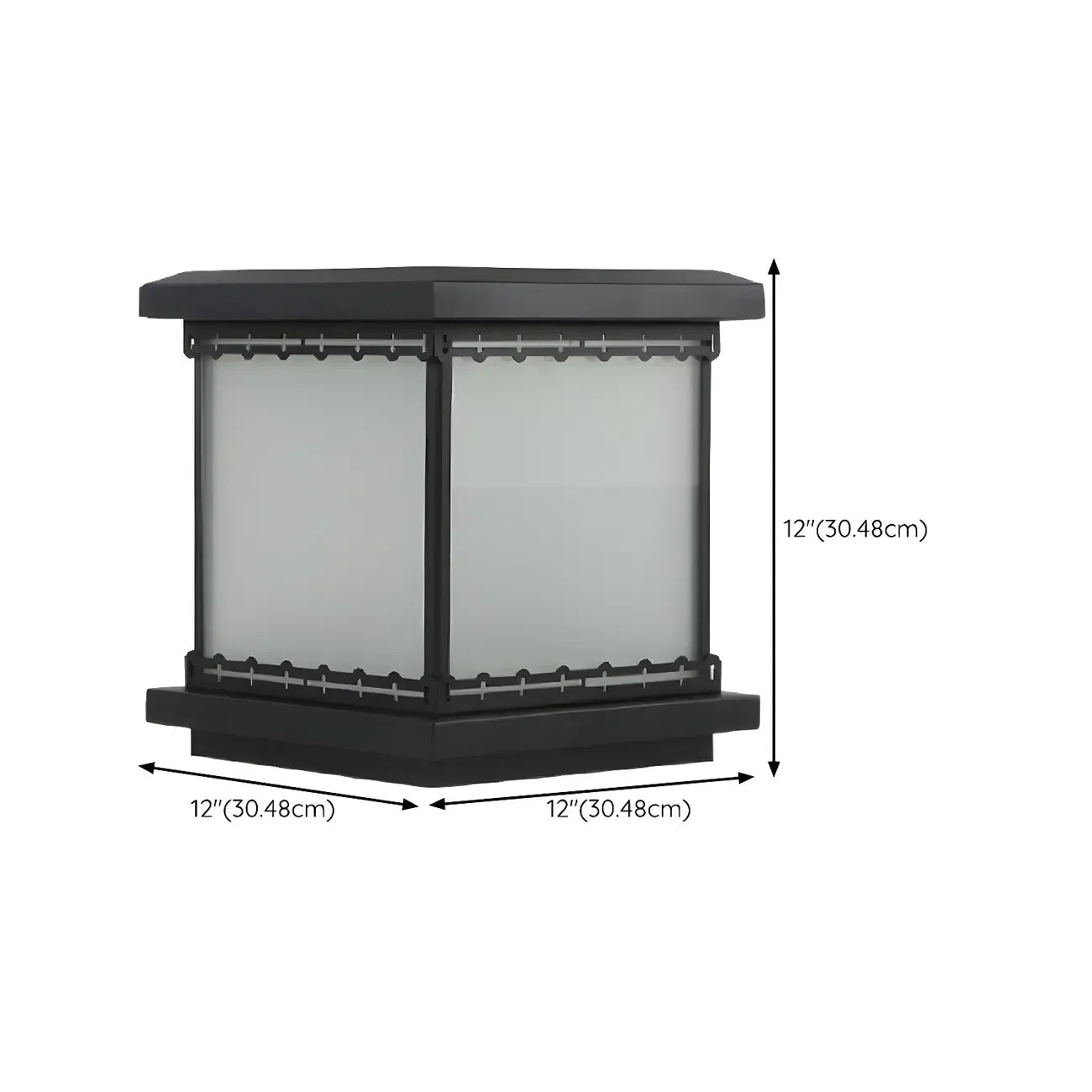 Modern Cube LED Table Lamp with Matte Finish for Outdoors