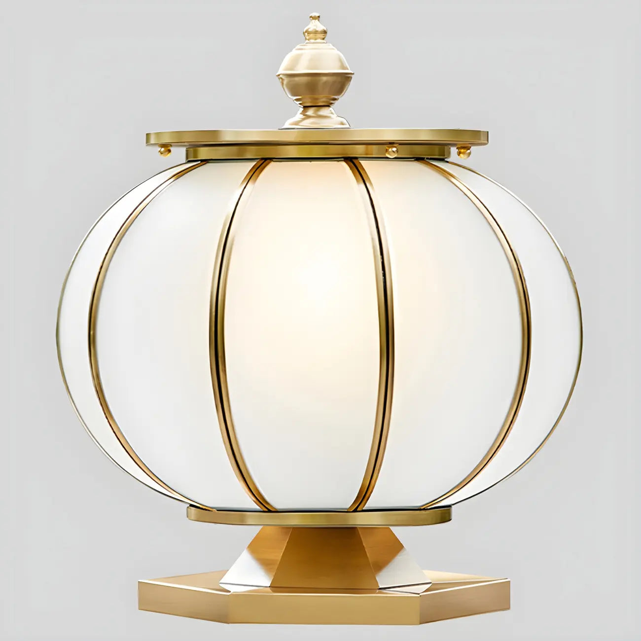 Vintage Decorative Table Lamp with Brass Finish