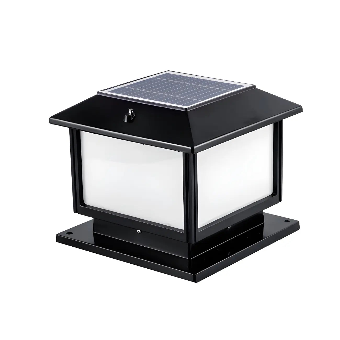 Vintage Outdoor Table Lamp Square Shape for Garden