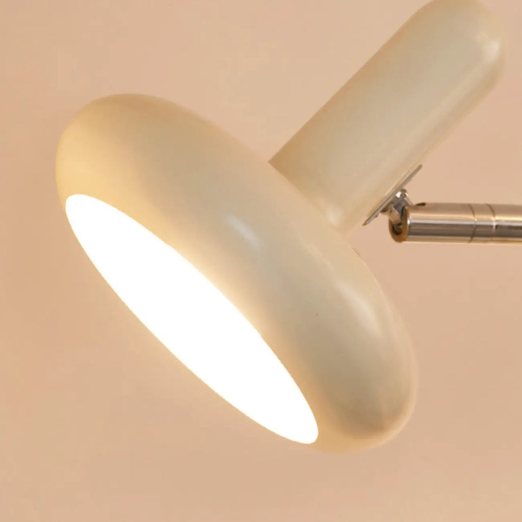 Modern Plug-In Dual-Head Chrome Floor Lamp with 2-Lights