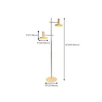 Modern Plug-In Dual-Head Chrome Floor Lamp with 2-Lights