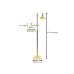 Modern Plug-In Dual-Head Chrome Floor Lamp with 2-Lights