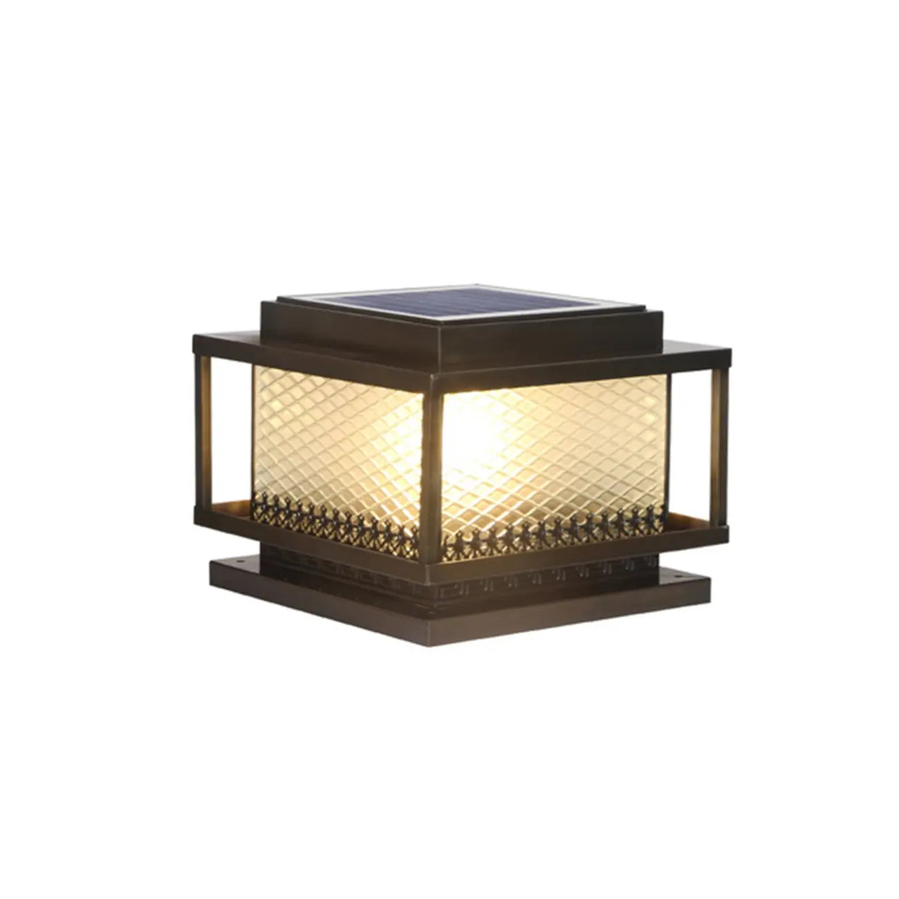 Vintage Decorative Glass Outdoor Table Lamp