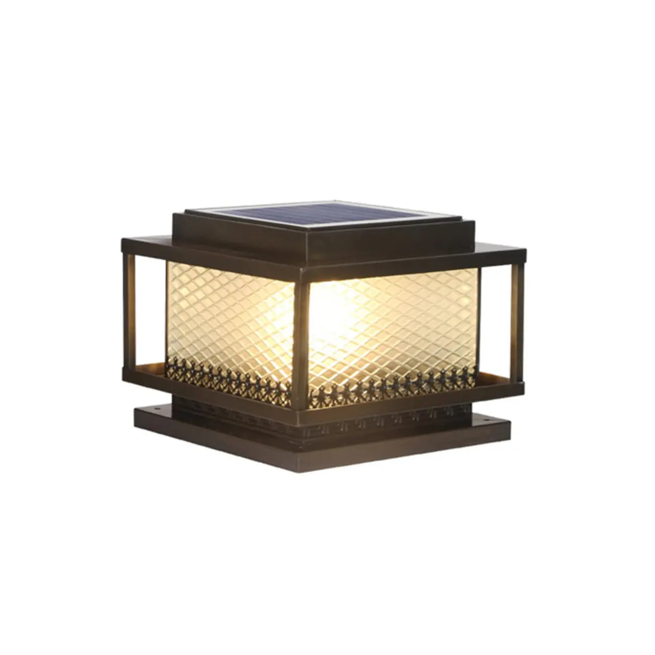 Vintage Decorative Glass Outdoor Table Lamp