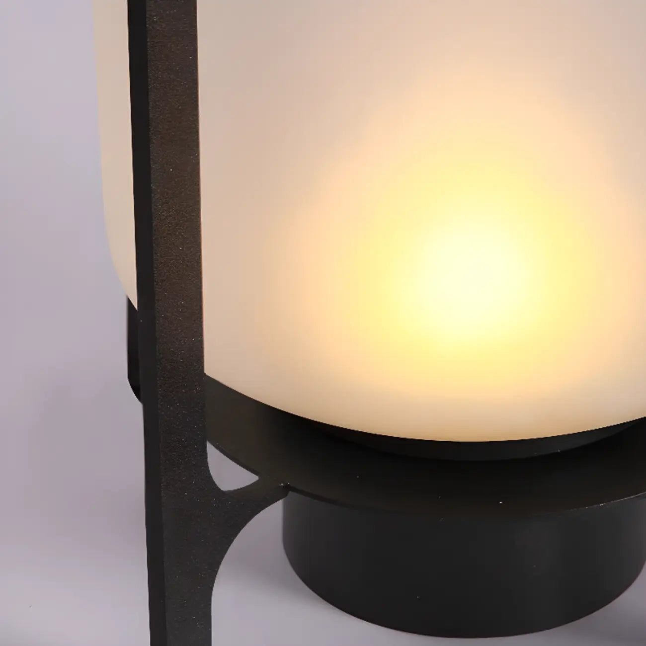 Modern Cylinder LED Outdoor Patio Table Lamp