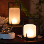 Modern Cylinder LED Outdoor Patio Table Lamp