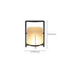 Modern Cylinder LED Outdoor Patio Table Lamp