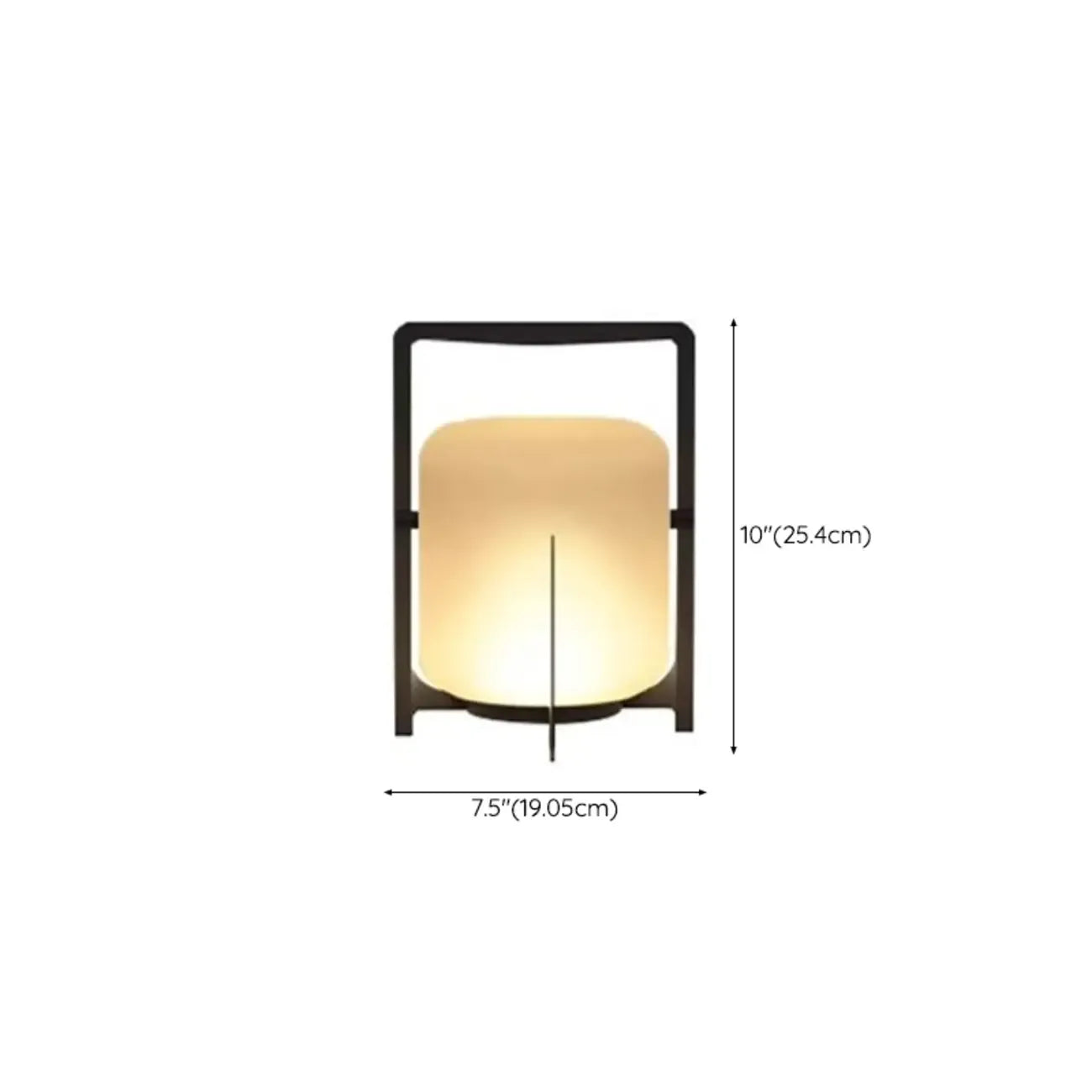 Modern Cylinder LED Outdoor Patio Table Lamp