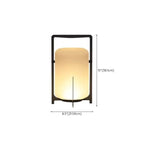 Modern Cylinder LED Outdoor Patio Table Lamp