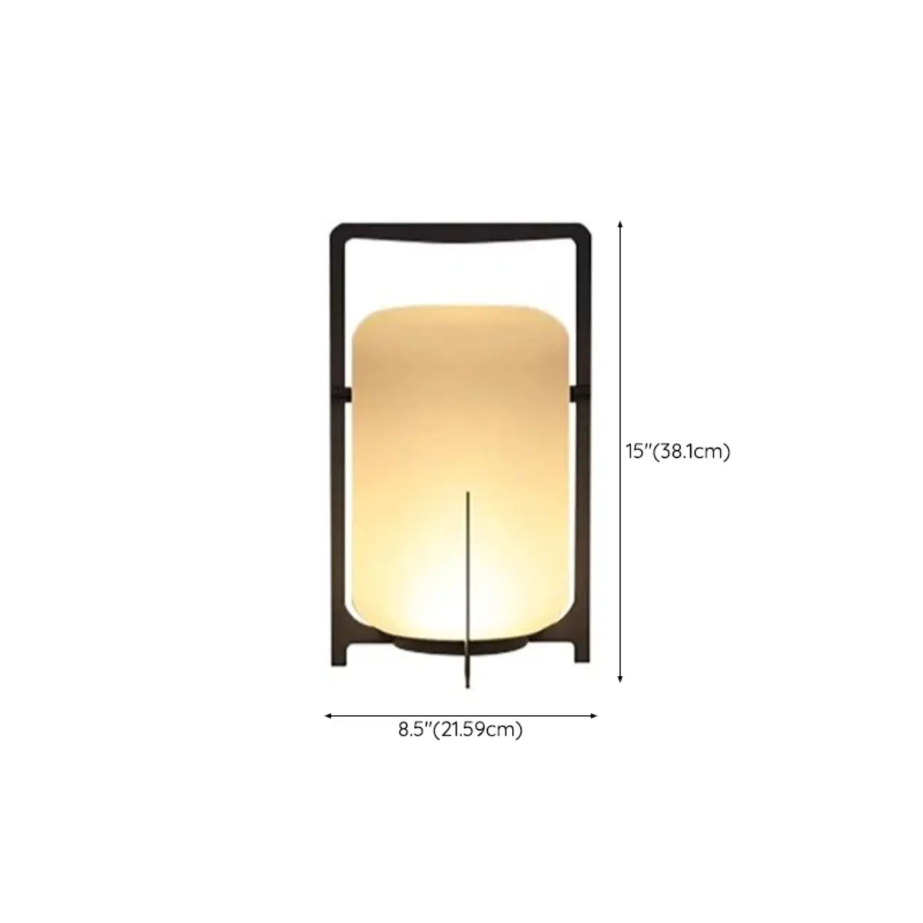 Modern Cylinder LED Outdoor Patio Table Lamp