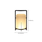 Modern Cylinder LED Outdoor Patio Table Lamp