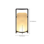 Modern Cylinder LED Outdoor Patio Table Lamp