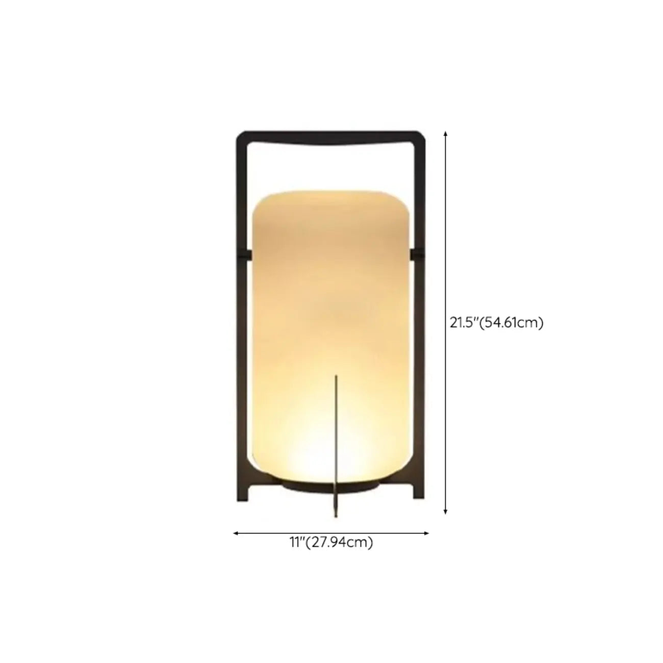Modern Cylinder LED Outdoor Patio Table Lamp