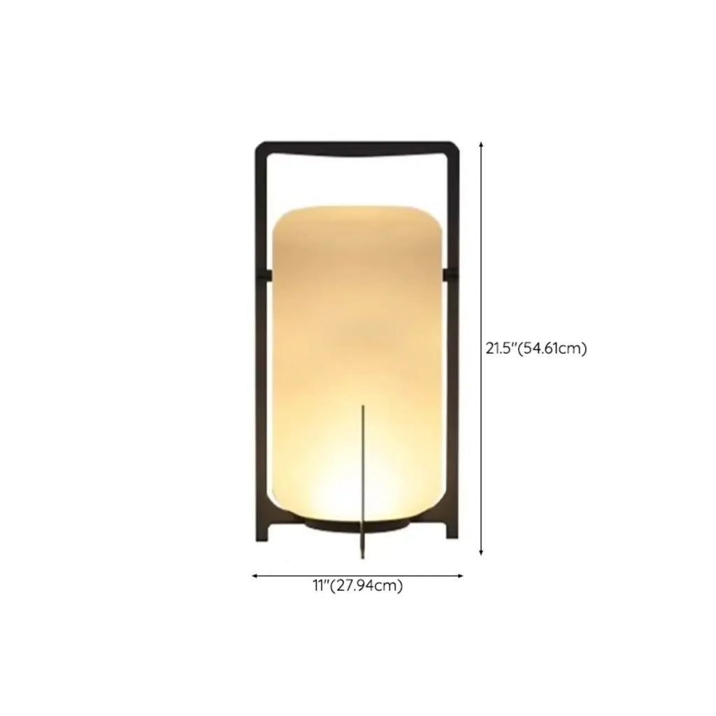Modern Cylinder LED Outdoor Patio Table Lamp