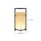 Modern Cylinder LED Outdoor Patio Table Lamp
