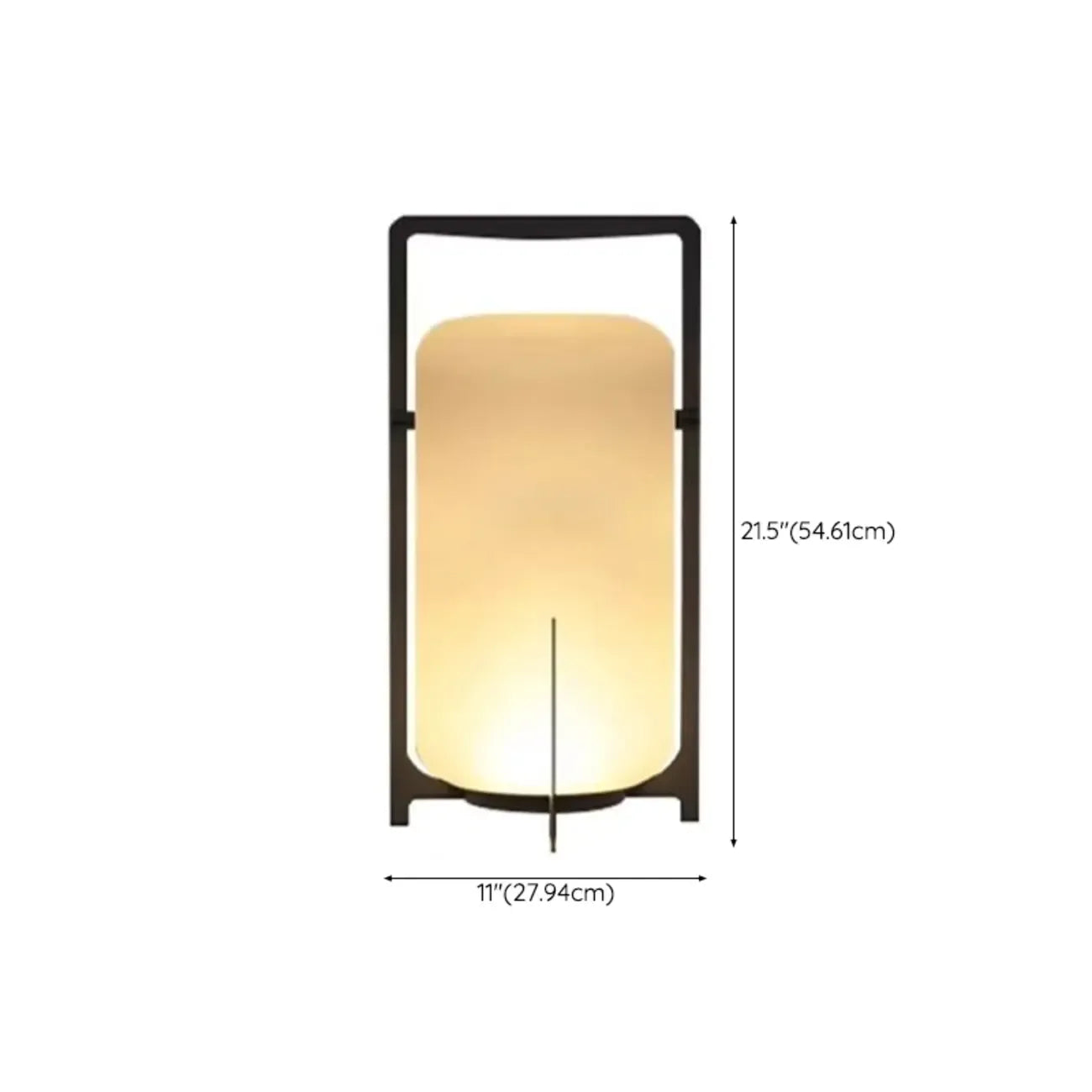 Modern Cylinder LED Outdoor Patio Table Lamp