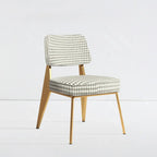 Modern Upholstered Dining Chair with Arm