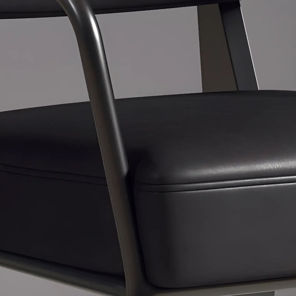 Modern Upholstered Dining Chair with Arm