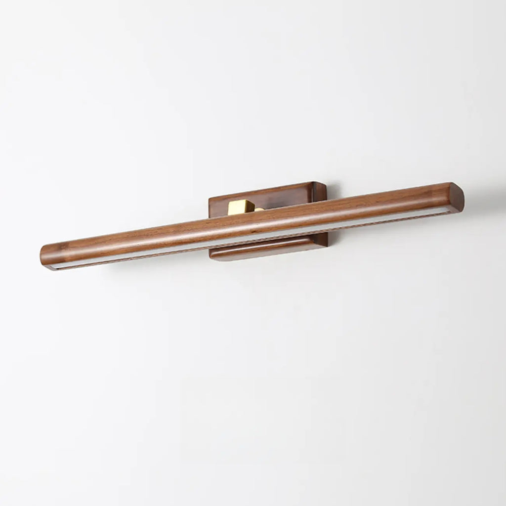 Modern Wood LED Vanity Light Fixture with Rotable Design