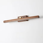 Modern Wood LED Vanity Light Fixture with Rotable Design