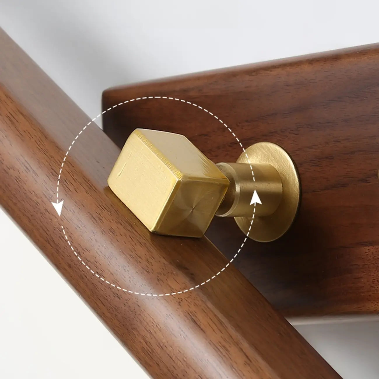 Modern Wood LED Vanity Light Fixture with Rotable Design
