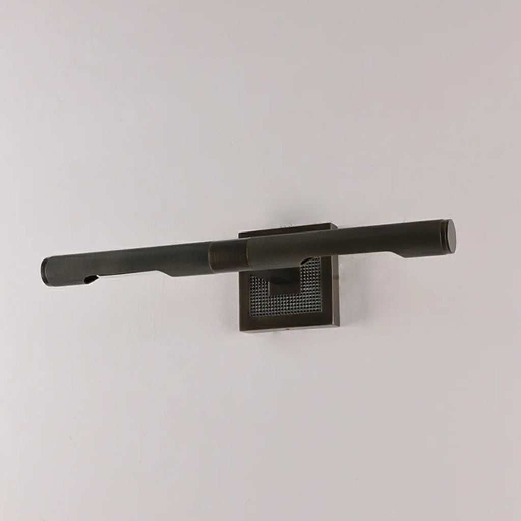 2-Light Modern Black Linear Vanity Light for Bathroom Wall