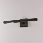 2-Light Modern Black Linear Vanity Light for Bathroom Wall