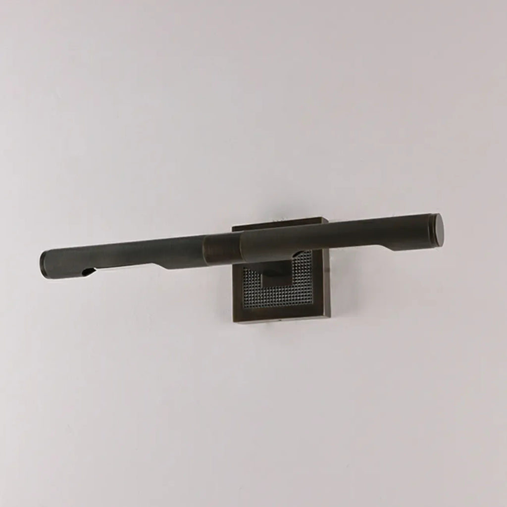 2-Light Modern Black Linear Vanity Light for Bathroom Wall