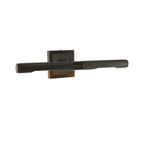 2-Light Modern Black Linear Vanity Light for Bathroom Wall