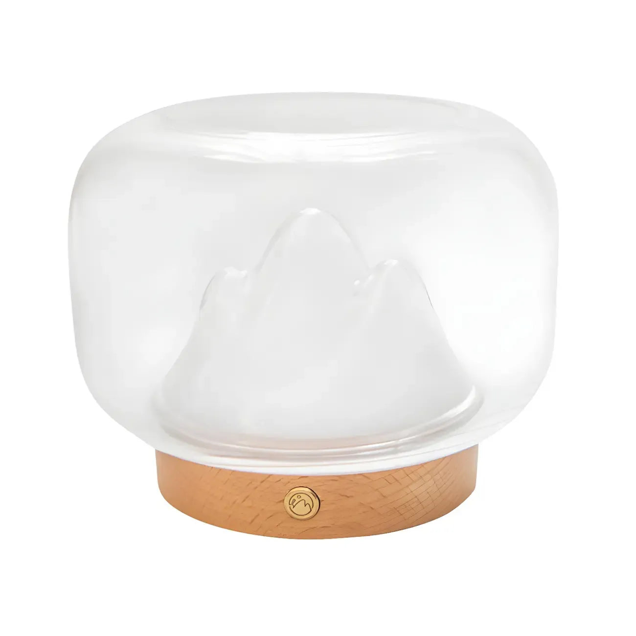 Unique Clear Glass Table Lamp Rechargeable for Bedroom