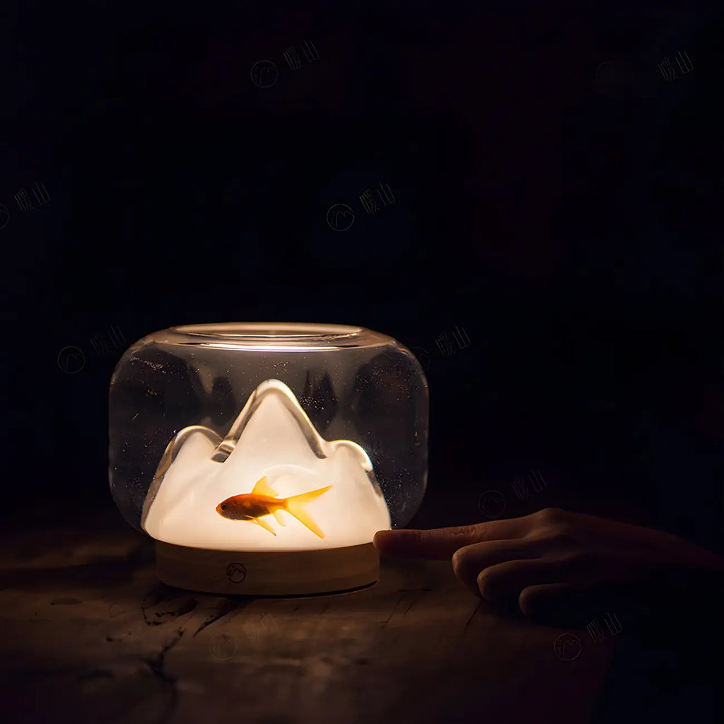 Unique Clear Glass Table Lamp Rechargeable for Bedroom