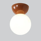 5 to 9 Inch Acrylic Globe Ceiling Light for Residential Use