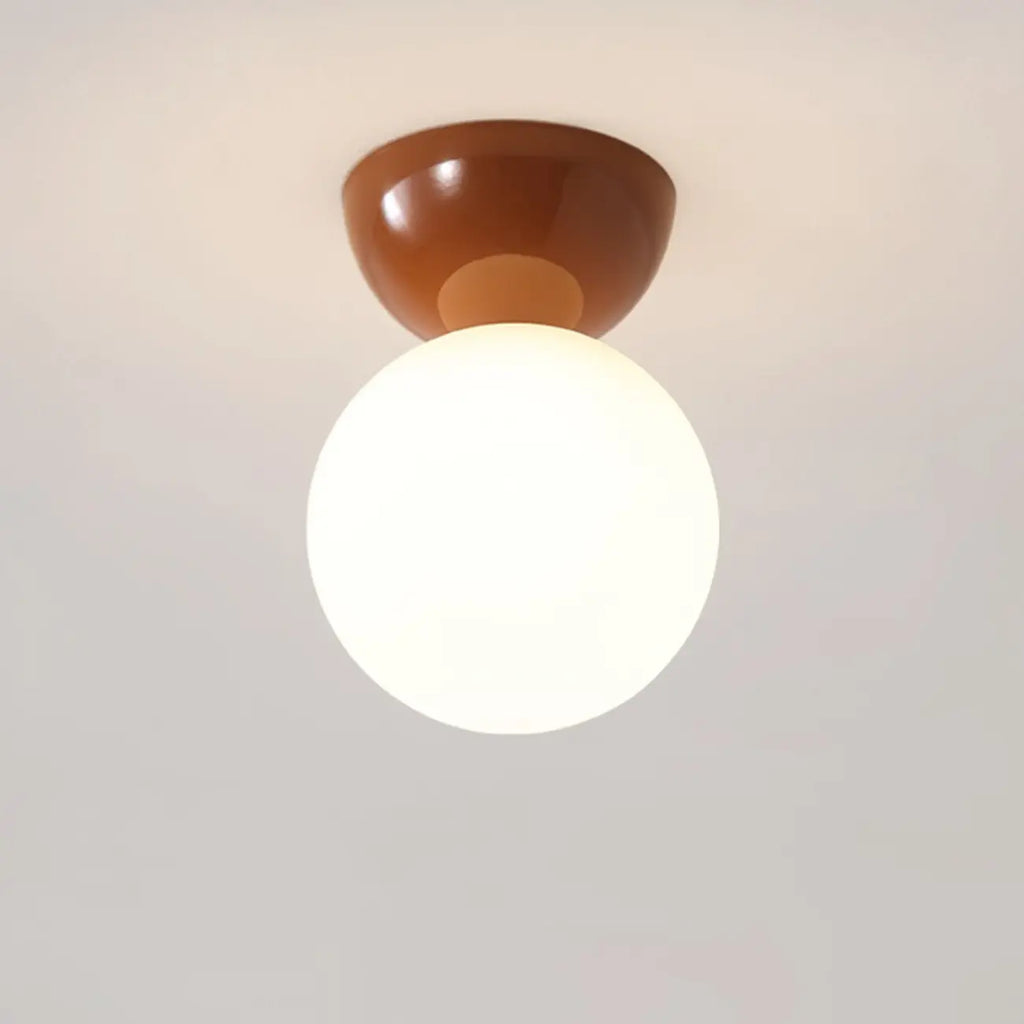 5 to 9 Inch Acrylic Globe Ceiling Light for Residential Use