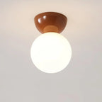 5 to 9 Inch Acrylic Globe Ceiling Light for Residential Use