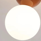 5 to 9 Inch Acrylic Globe Ceiling Light for Residential Use